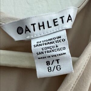 Athleta Cream Jumpsuit